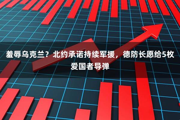 羞辱乌克兰?北约承诺持续军援,德防长愿给5枚爱国者导弹